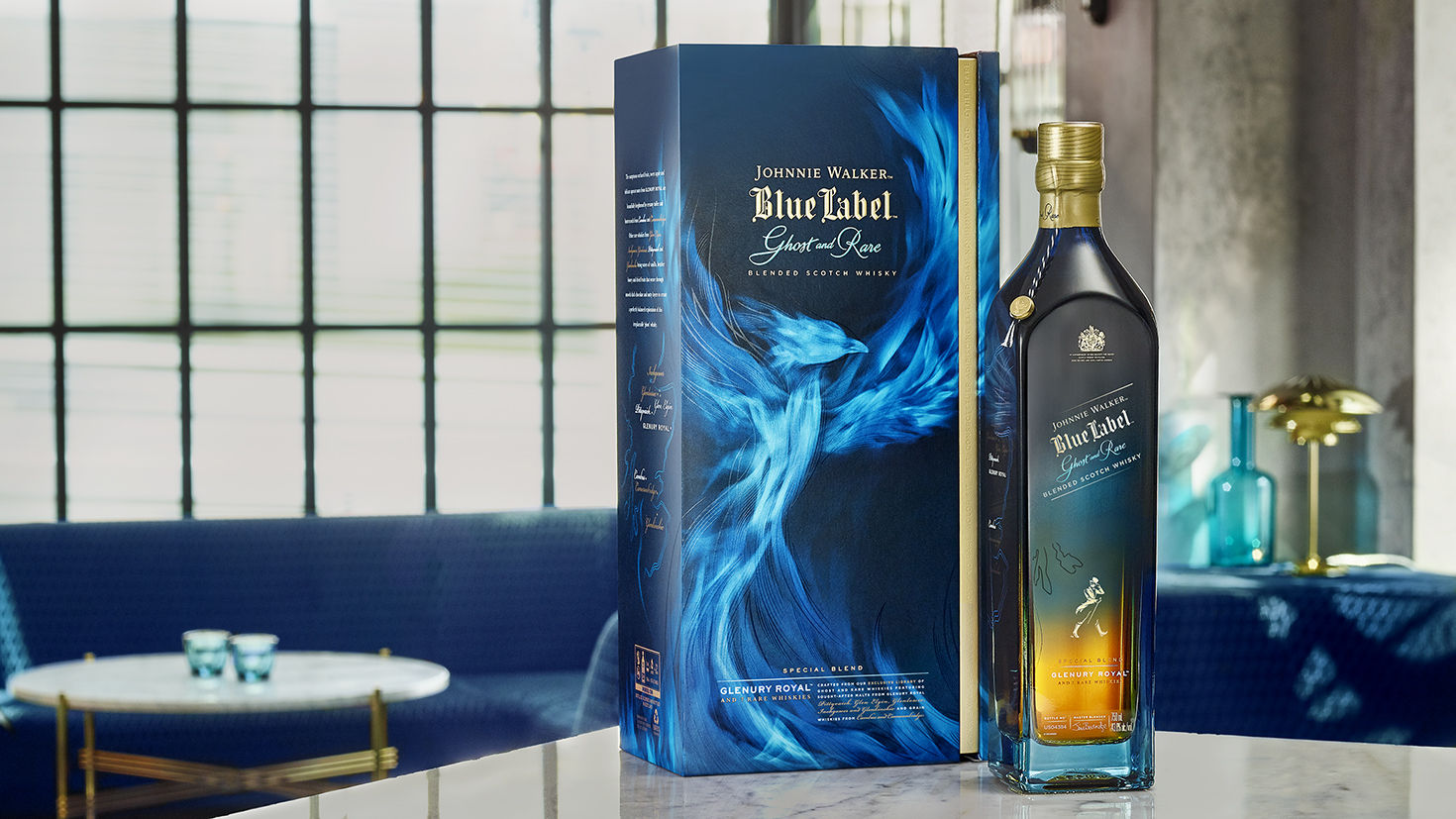 Read more about the article Το τρίτο Johnnie Walker Blue Label της σειράς Ghost and Rare “ανασταίνει” το Glenury Royal