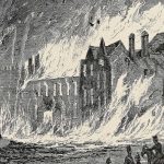 μεγάλη φωτιά από ουίσκι Δουβλίνο 1875 0